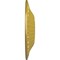 Ekena Millwork Modena Ceiling Medallion (Fits Canopies up to 5 1/4"), Hand-Painted Rich Gold, 23 1/2"OD x 3 1/2"P CM23MORGS - alternate 2